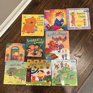 PJ LIBRARY BUNDLE OF JEWISH BOOKS FOR NURSERY & TODDLERS - NEW CONDITION
